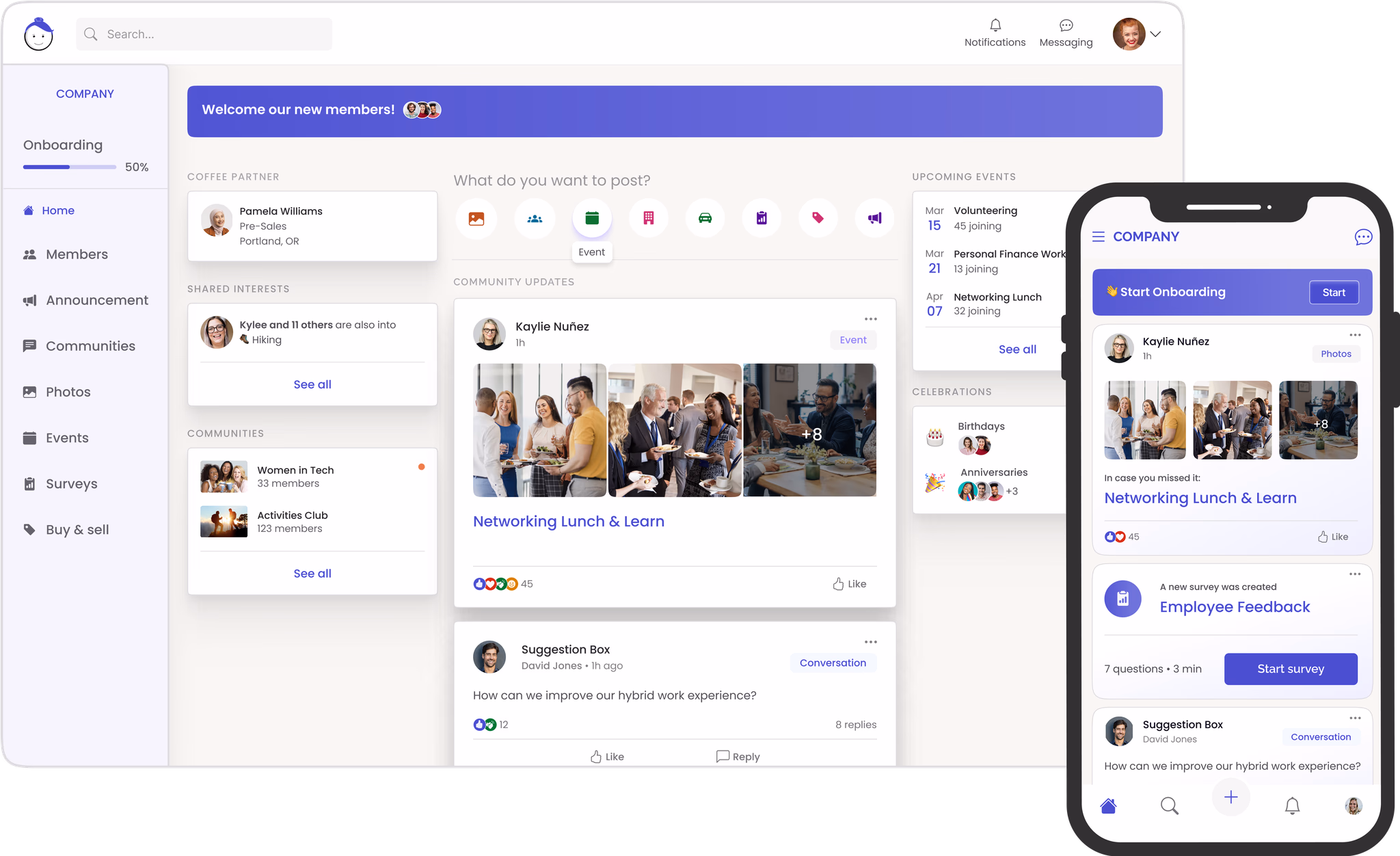 Amirra product preview — desktop and mobile